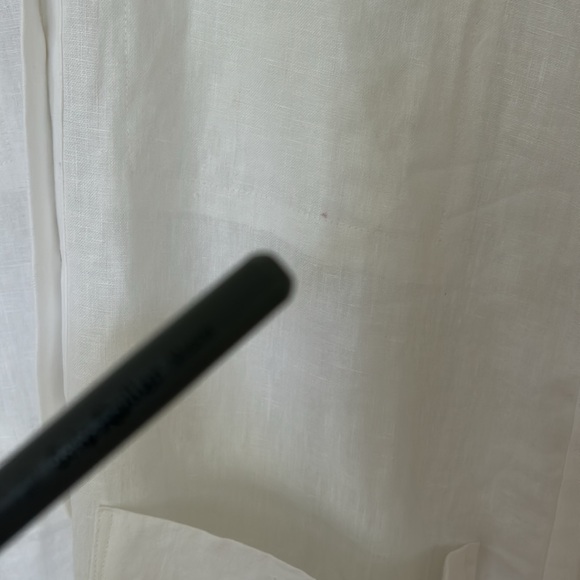 ILANA KOHN mabel coverall jumpsuit white linen size small NWOT - Picture 8 of 16